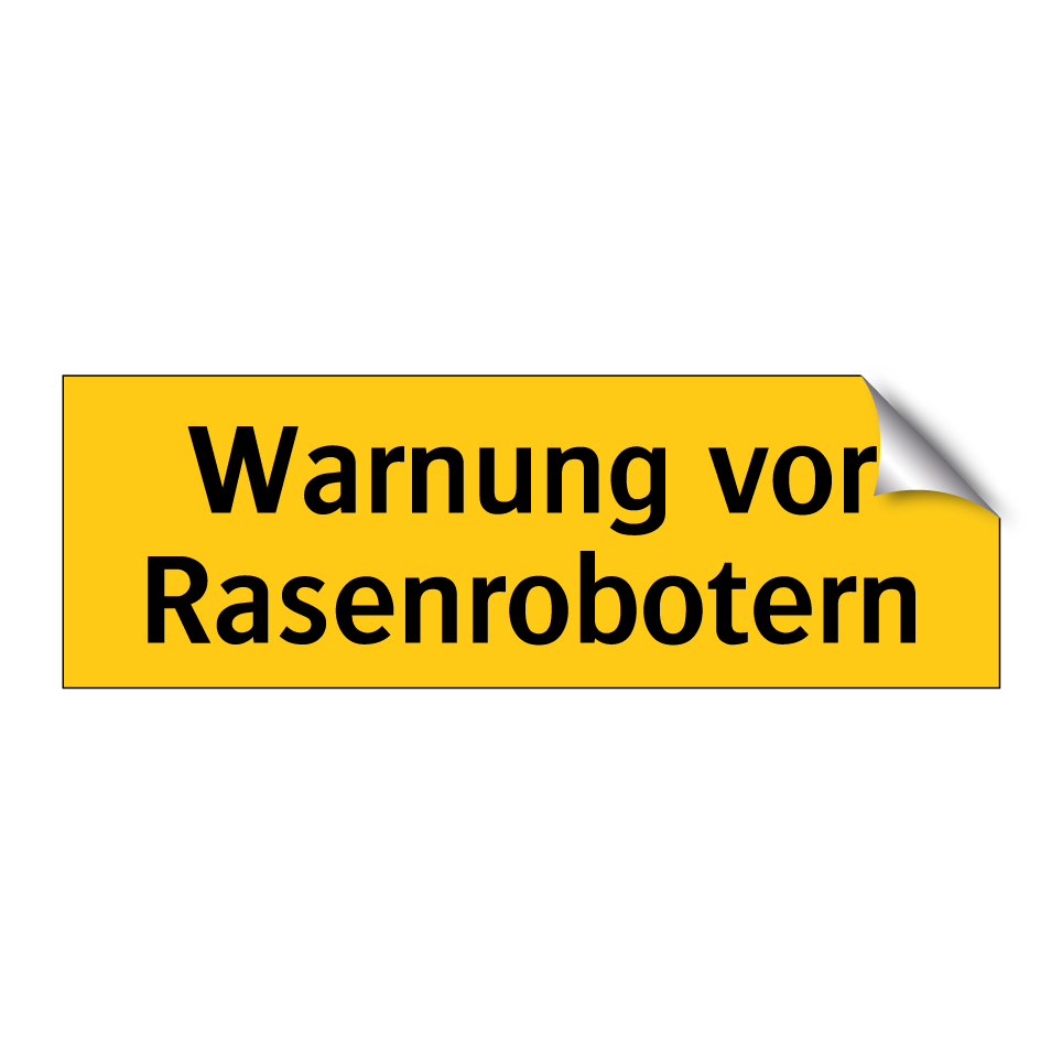 Warnung vor Rasenrobotern