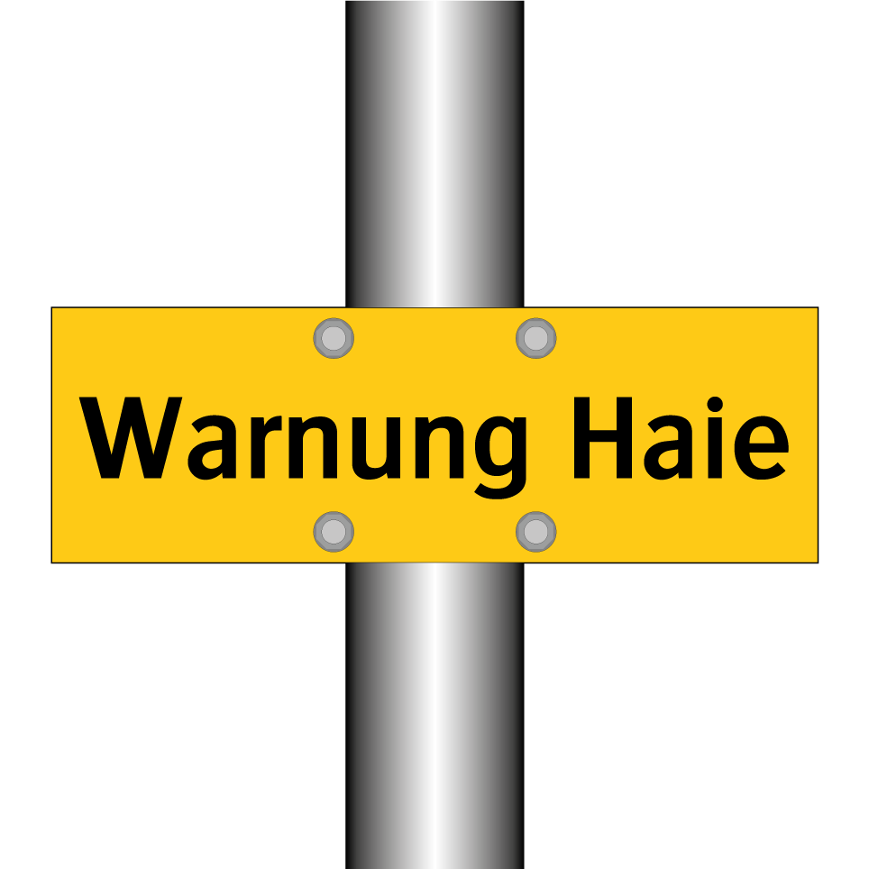 Warnung Haie