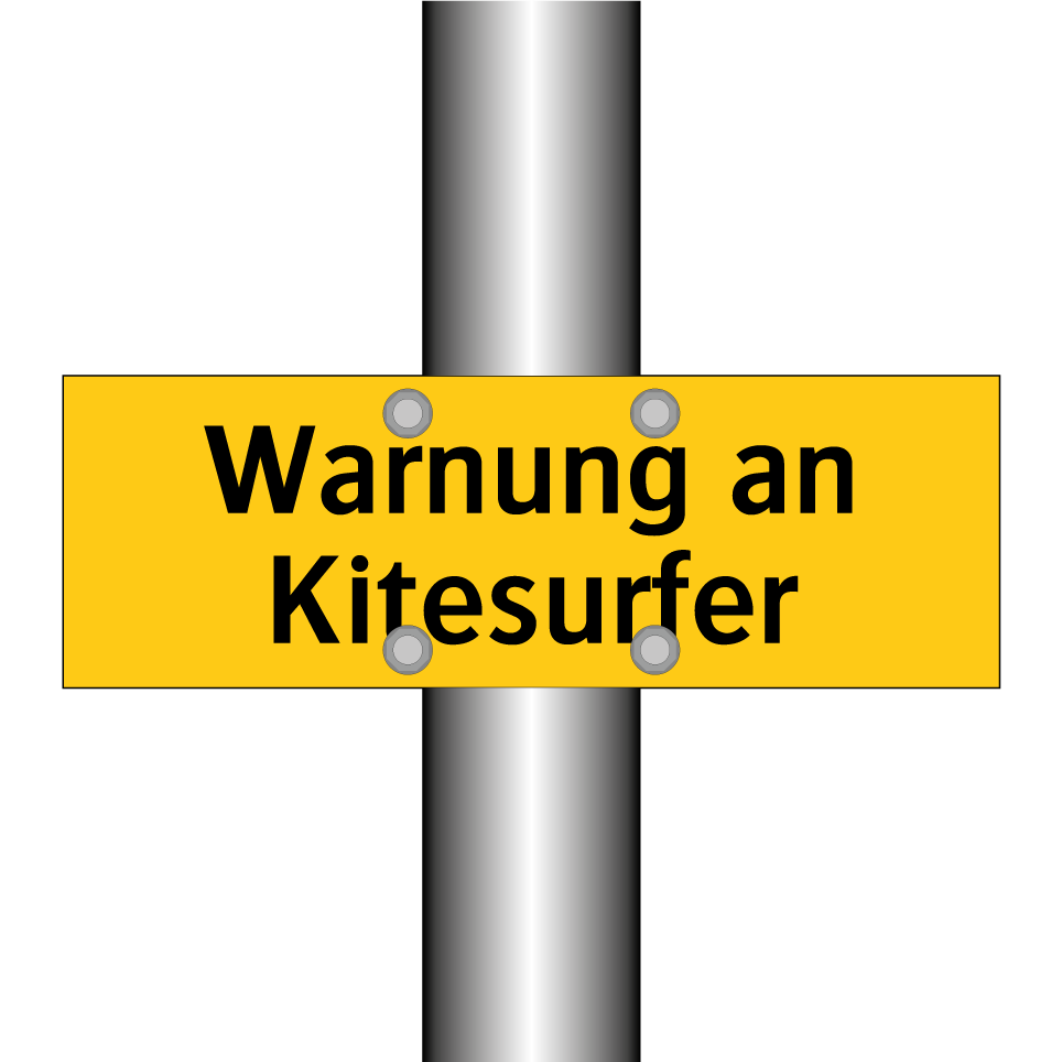 Warnung an Kitesurfer