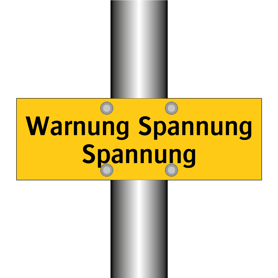Warnung Spannung Spannung