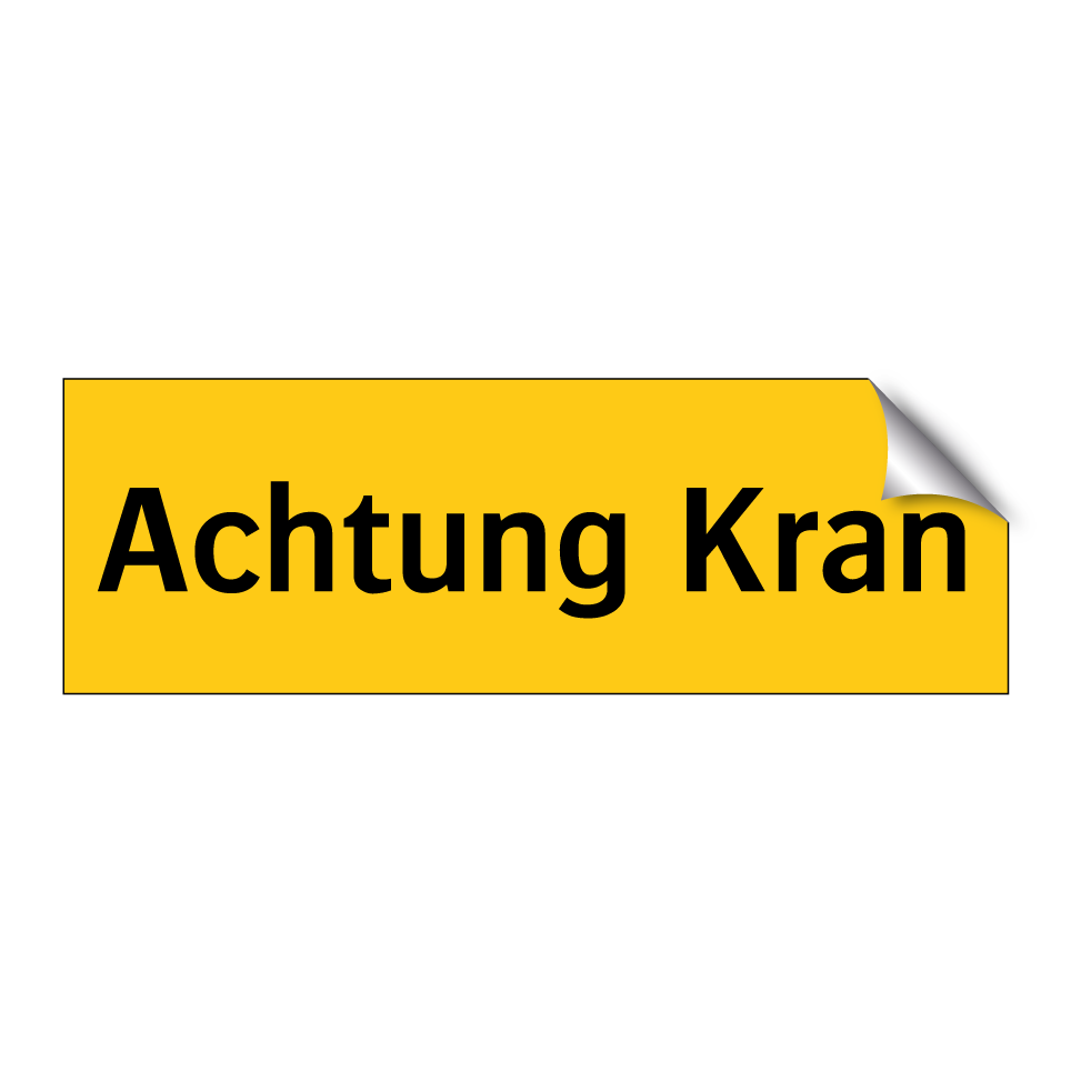 Achtung Kran