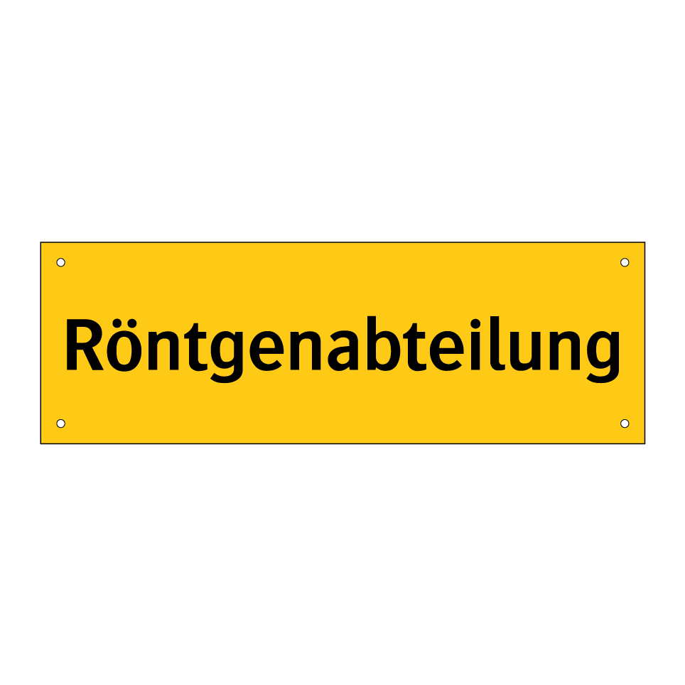 Röntgenabteilung