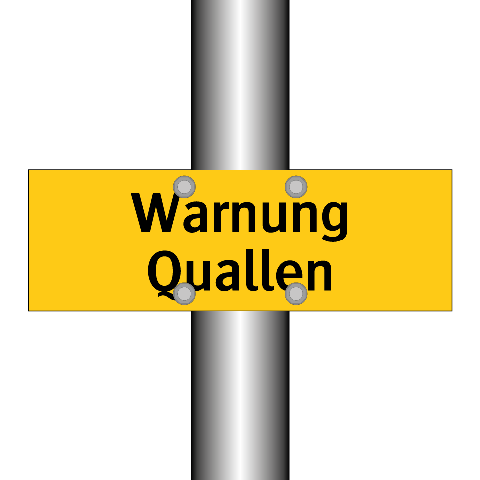 Warnung Quallen