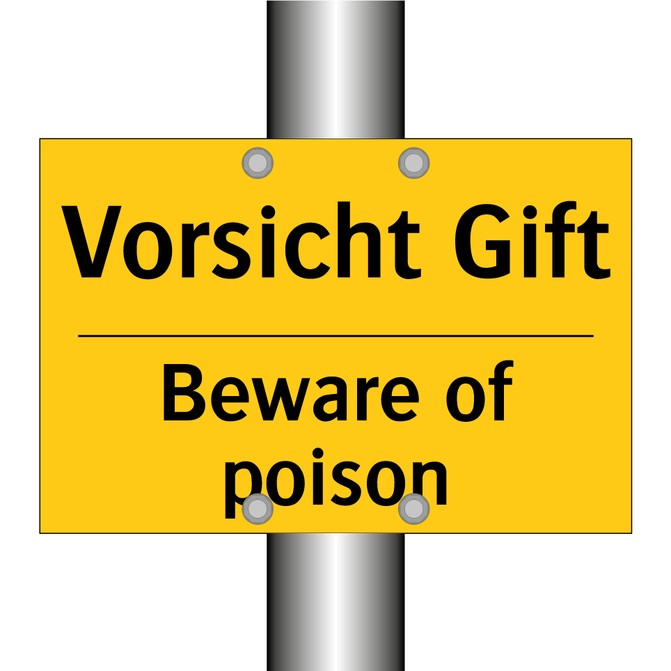 Vorsicht Gift - Beware of poison