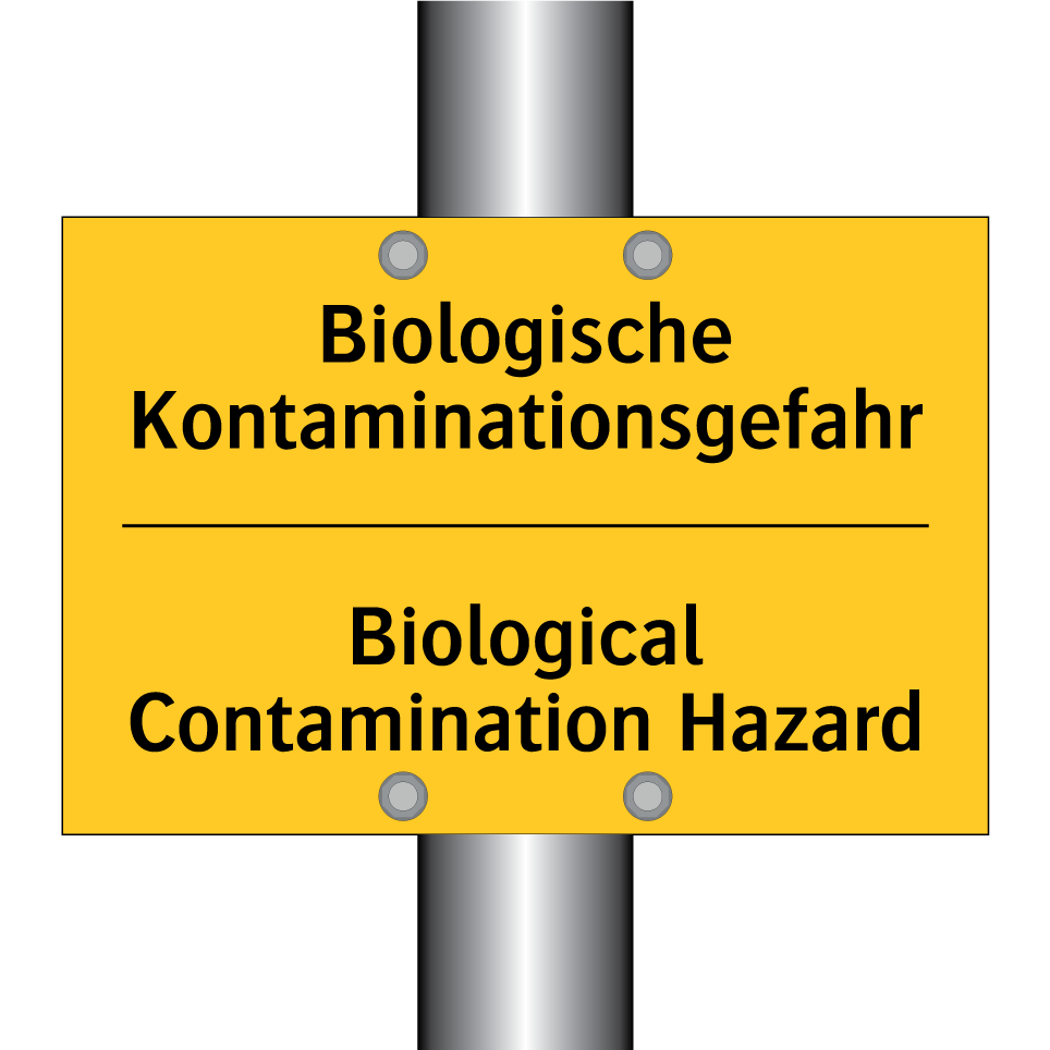 Biologische Kontaminationsgefahr/.../ - Biological Contamination Hazard/.../
