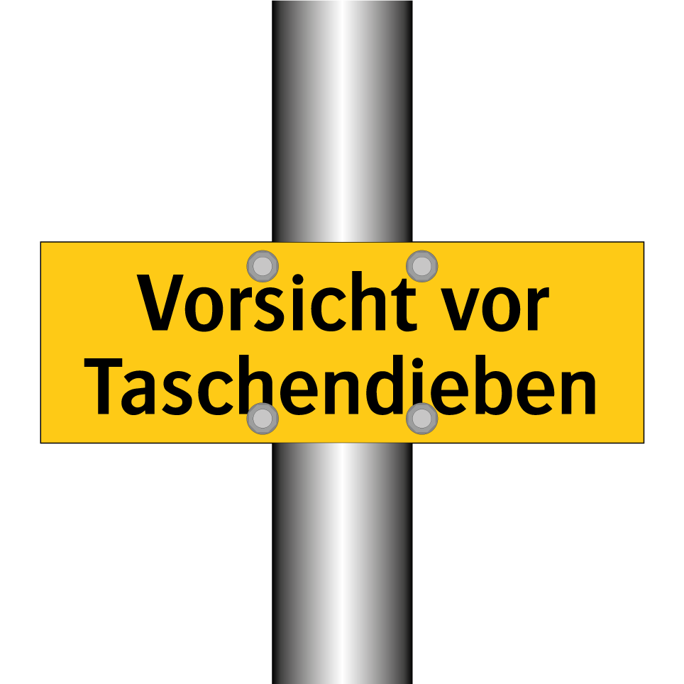 Vorsicht vor Taschendieben