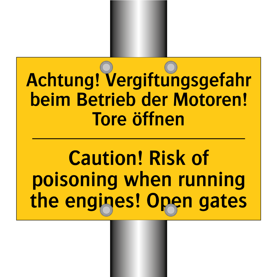 Achtung! Vergiftungsgefahr beim /.../ - Caution! Risk of poisoning when /.../