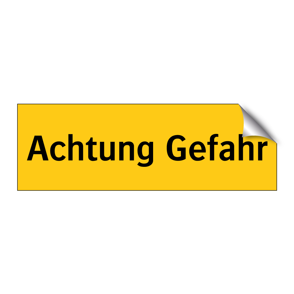 Achtung Gefahr