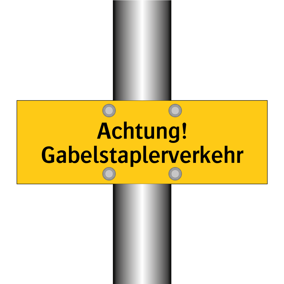 Achtung! Gabelstaplerverkehr