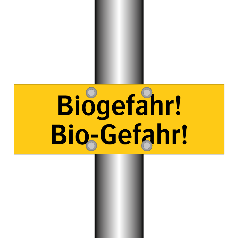 Biogefahr! Bio-Gefahr!