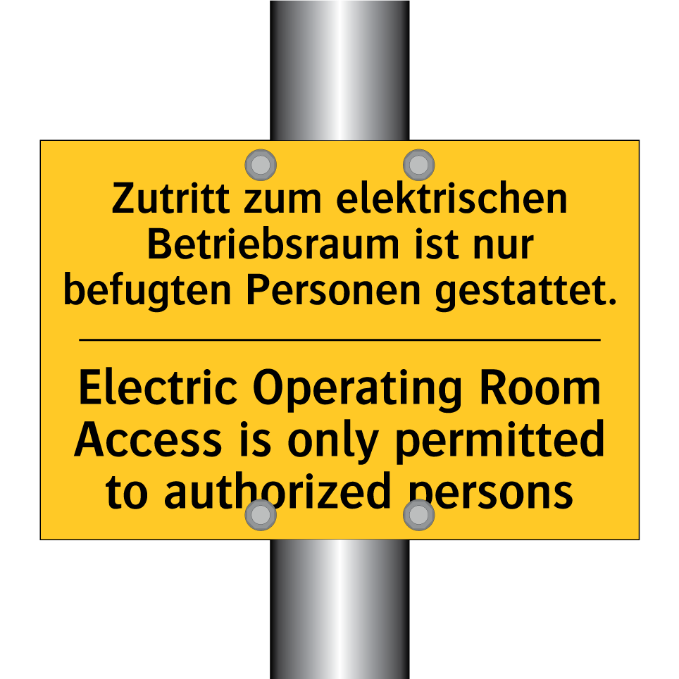 Zutritt zum elektrischen Betriebsraum /.../ - Electric Operating Room Access /.../