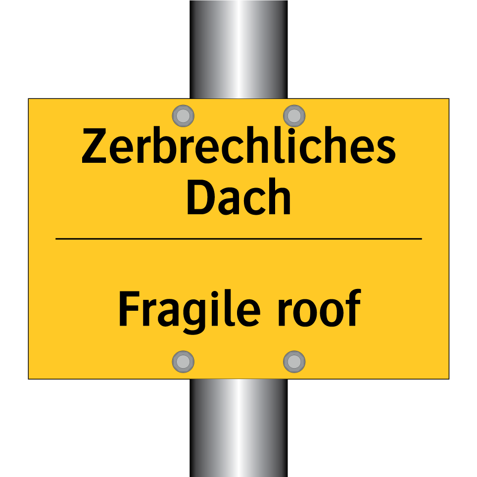 Zerbrechliches Dach - Fragile roof