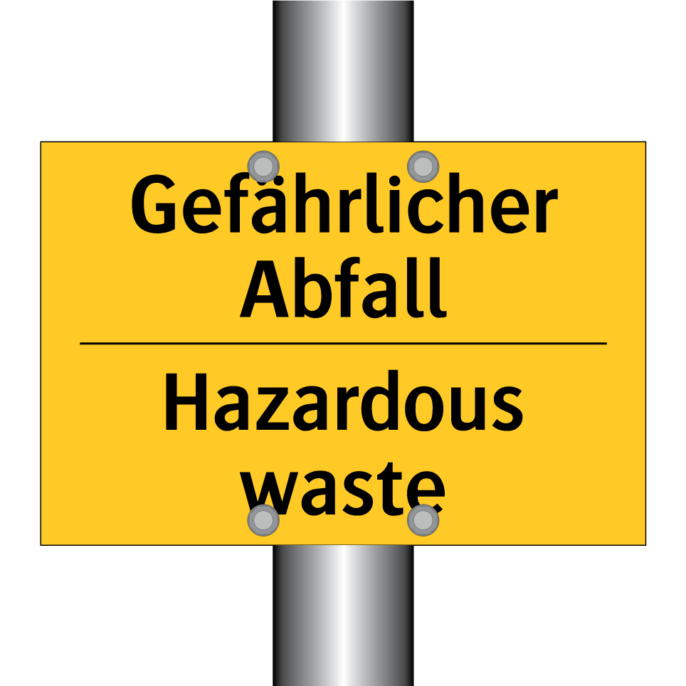 Gefährlicher Abfall - Hazardous waste