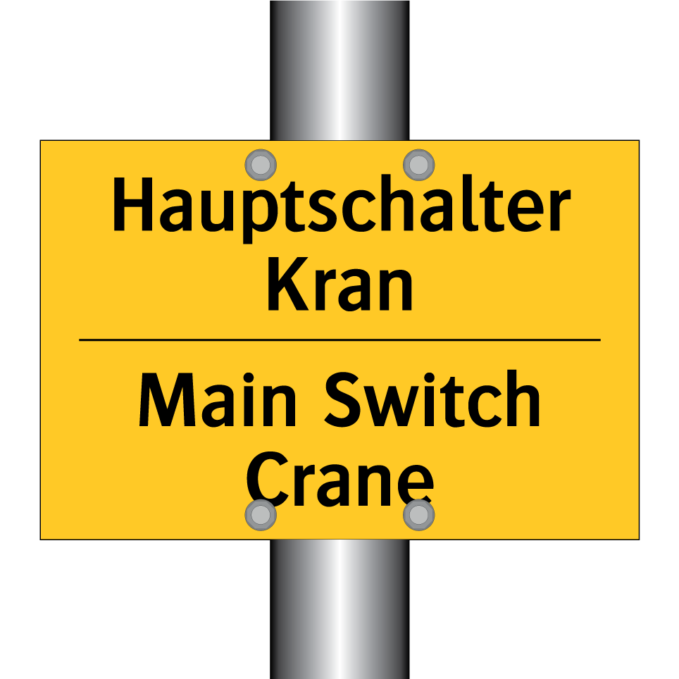 Hauptschalter Kran - Main Switch Crane