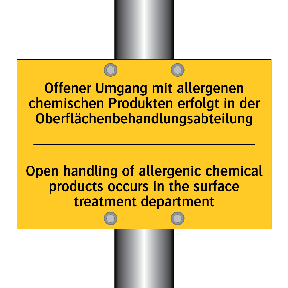 Offener Umgang mit allergenen /.../ - Open handling of allergenic chemical /.../