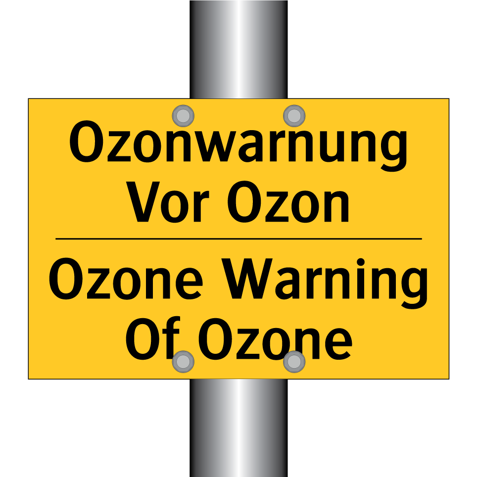 Ozonwarnung Vor Ozon - Ozone Warning Of Ozone