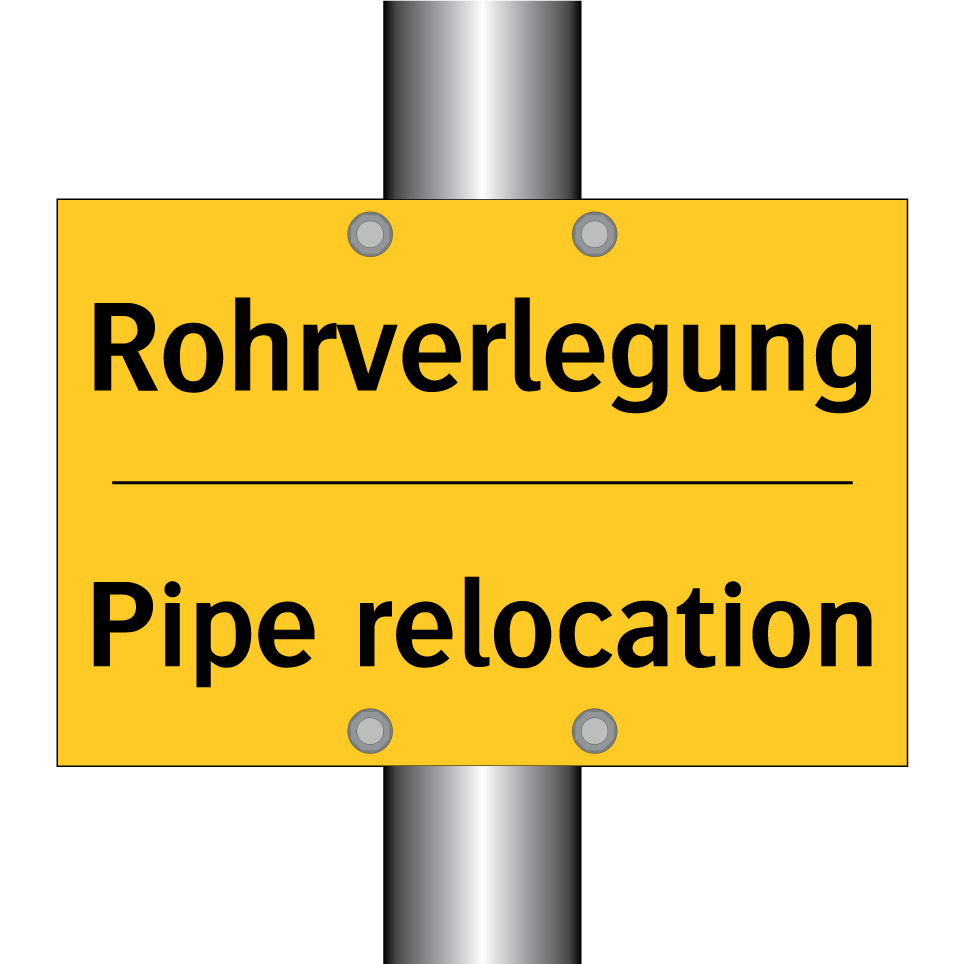 Rohrverlegung - Pipe relocation