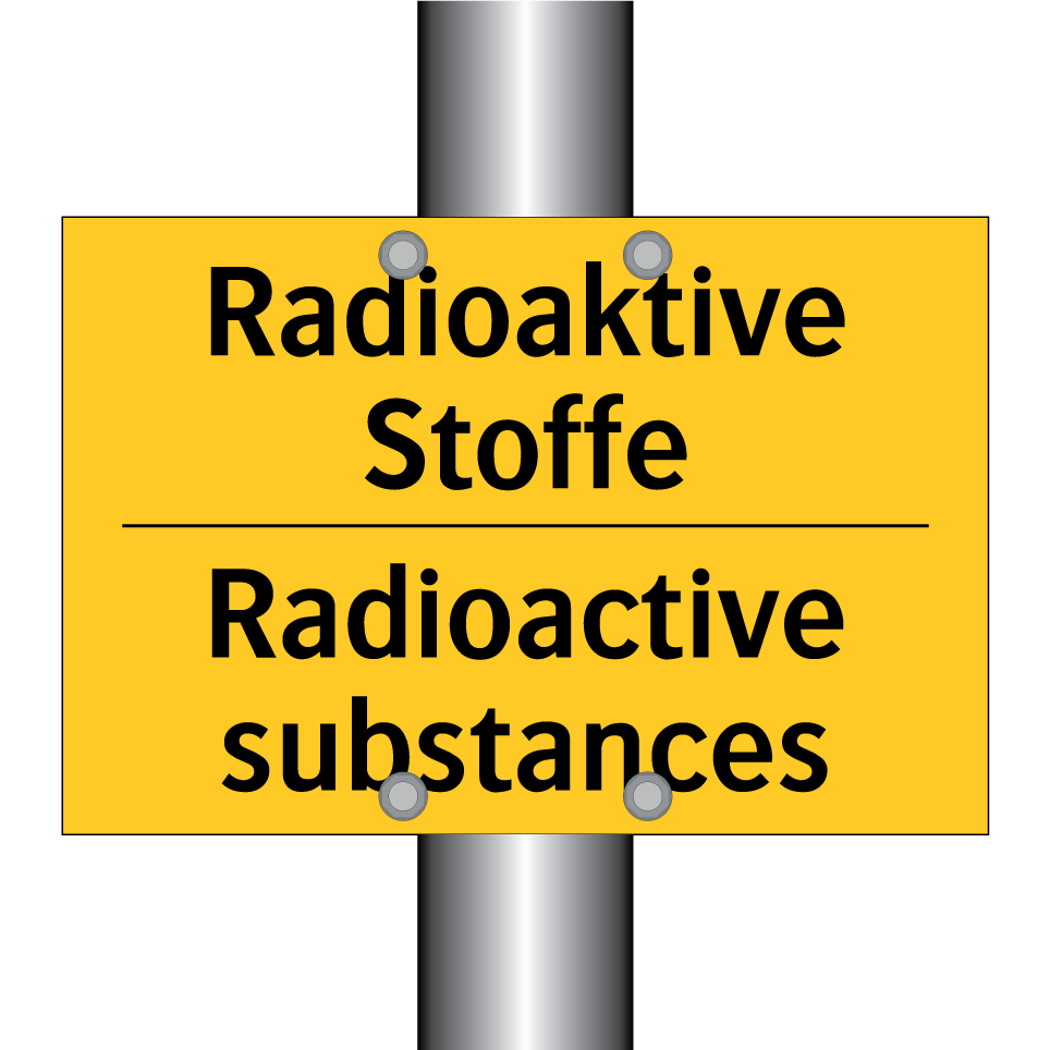 Radioaktive Stoffe - Radioactive substances