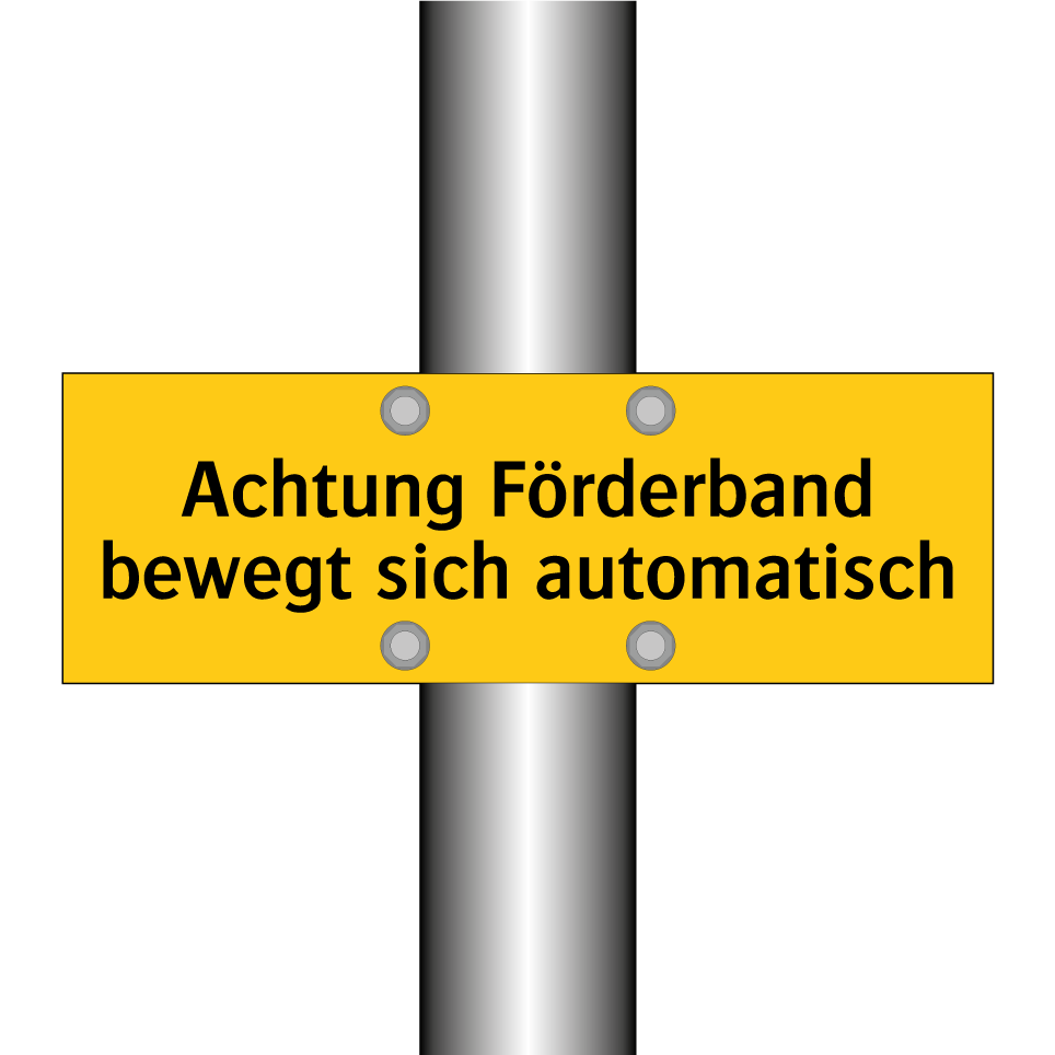 Achtung Förderband bewegt sich automatisch