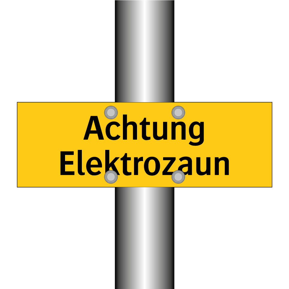 Achtung Elektrozaun