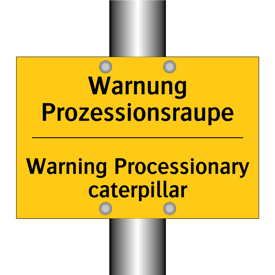 Warnung Prozessionsraupe - Warning Processionary caterpillar/.../