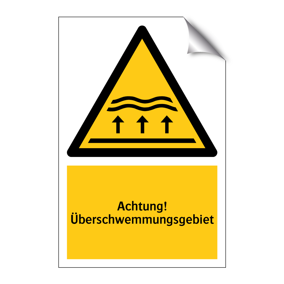 Achtung! Überschwemmungsgebiet
