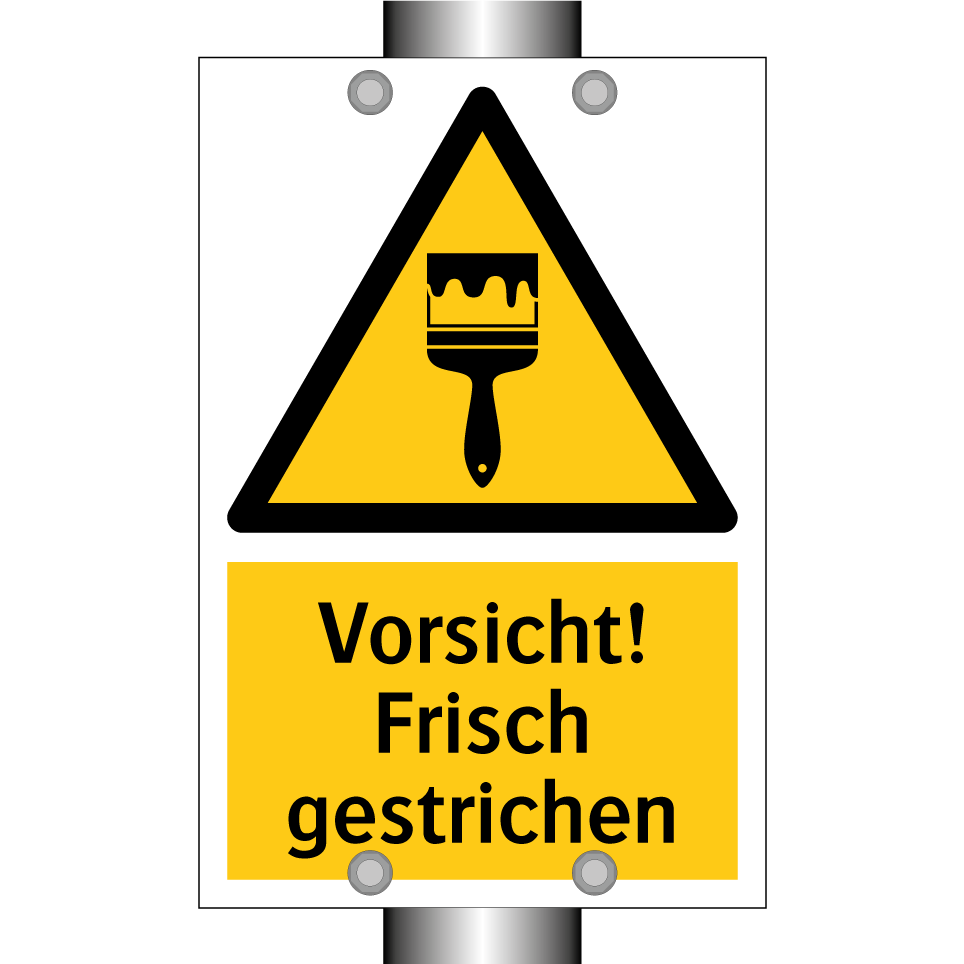 Vorsicht! Frisch gestrichen