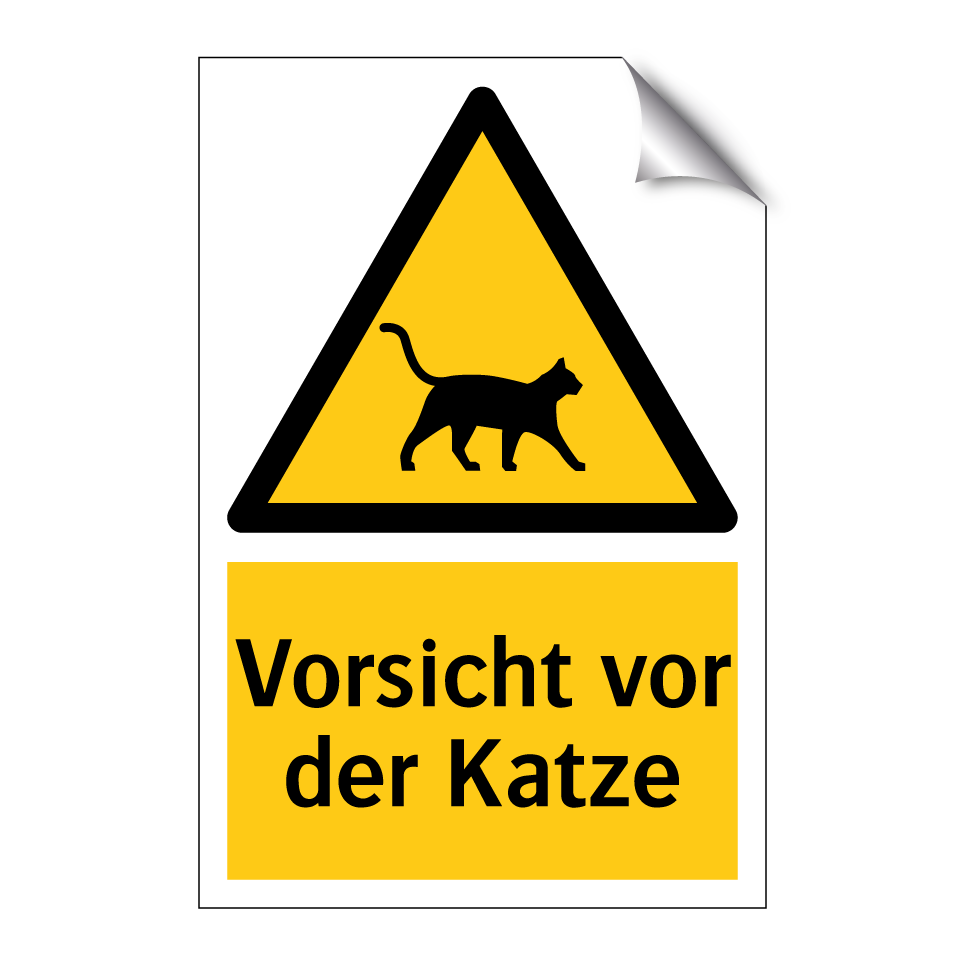 Vorsicht vor der Katze