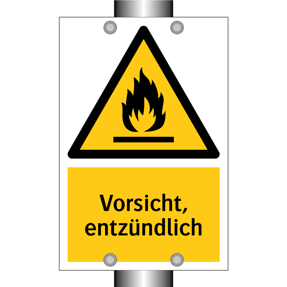 Vorsicht, entzündlich