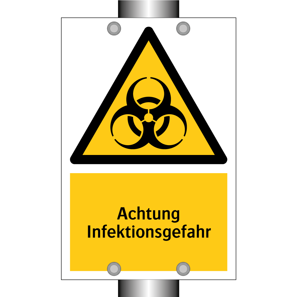 Achtung Infektionsgefahr