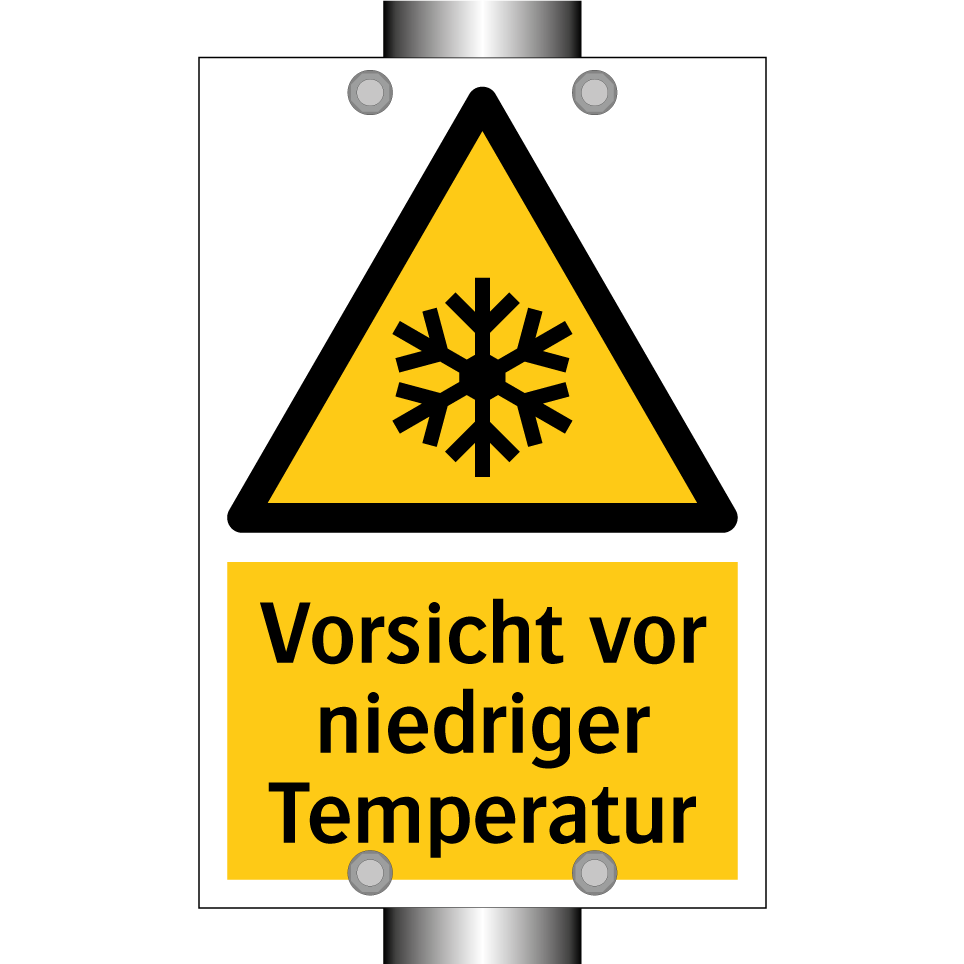 Vorsicht vor niedriger Temperatur