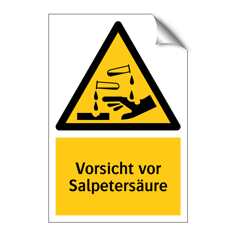 Vorsicht vor Salpetersäure