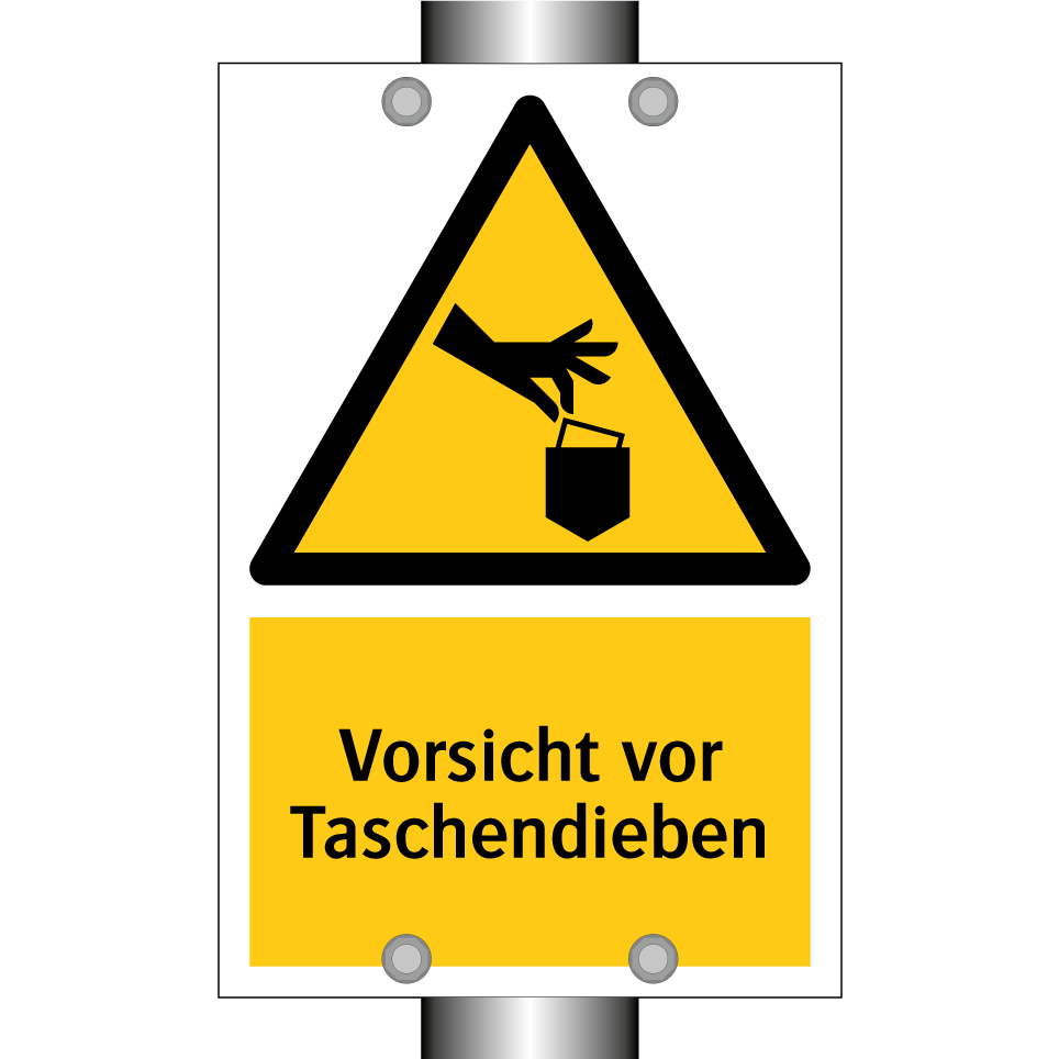 Vorsicht vor Taschendieben