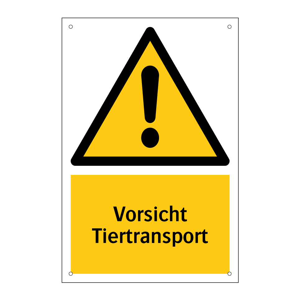 Vorsicht Tiertransport