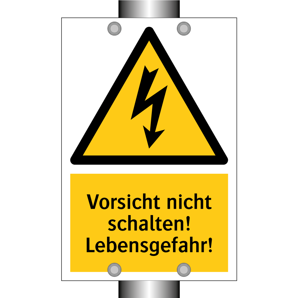 Vorsicht nicht schalten! Lebensgefahr!