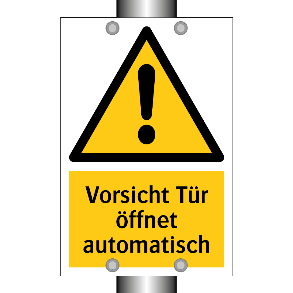 Vorsicht Tür öffnet automatisch