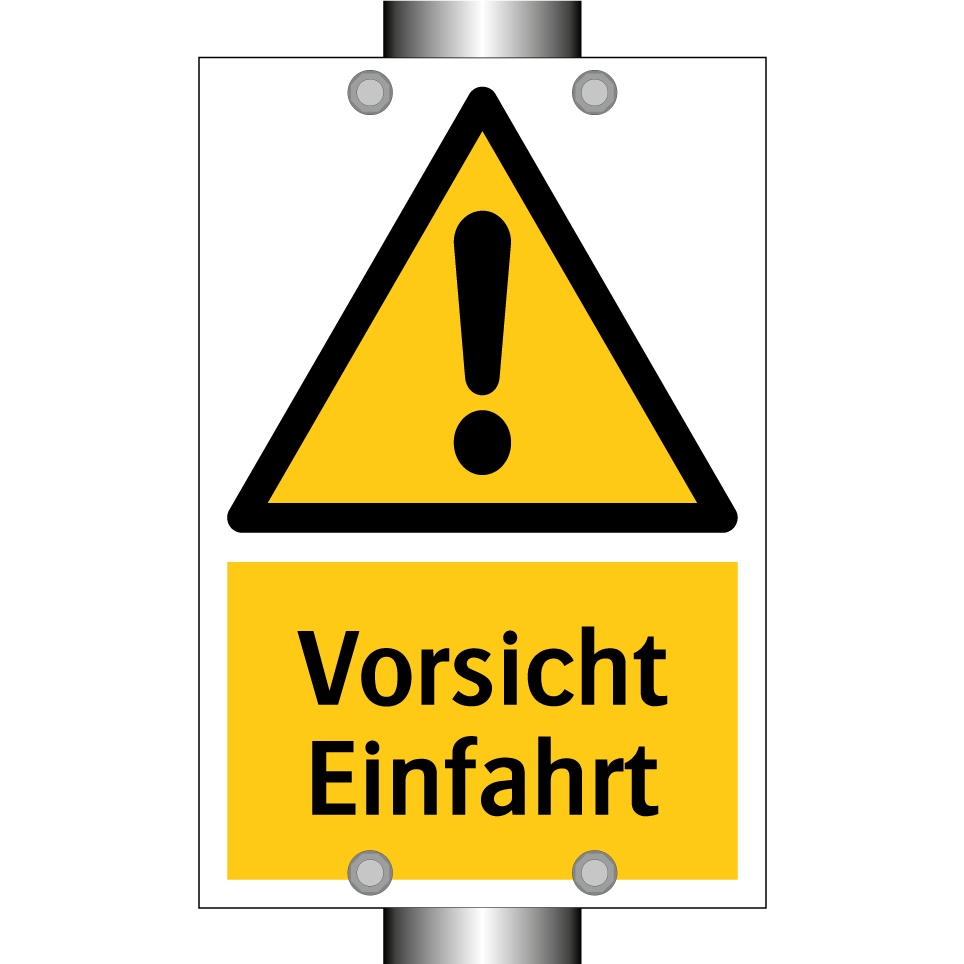 Vorsicht Einfahrt