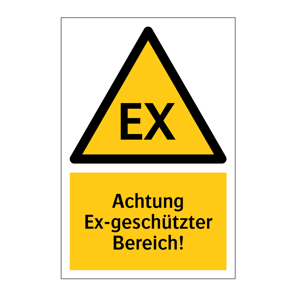 Achtung Ex-geschützter Bereich!