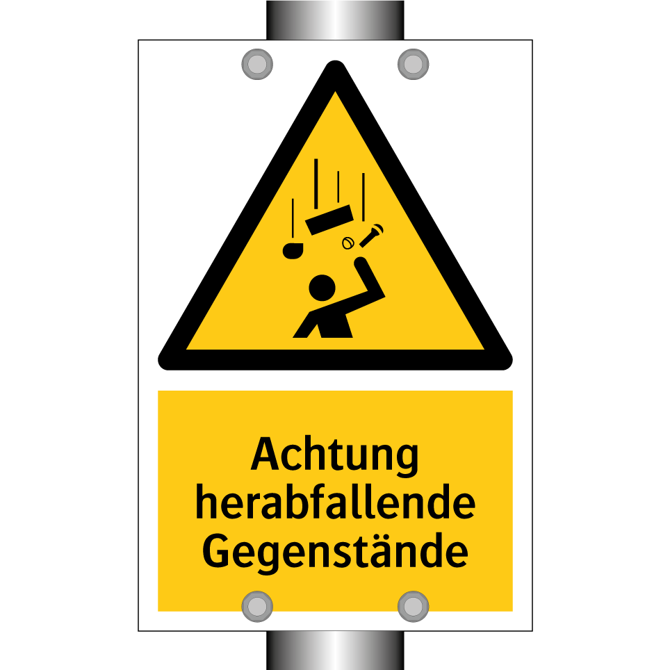 Achtung herabfallende Gegenstände