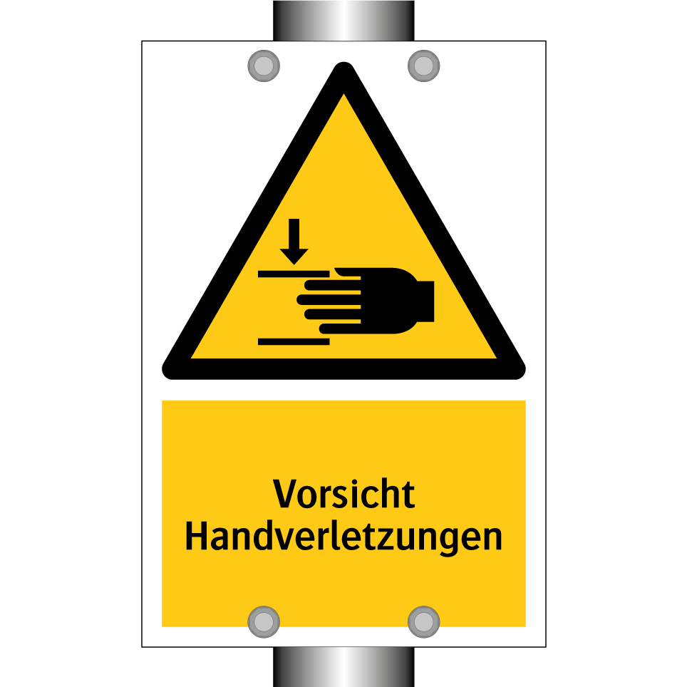 Vorsicht Handverletzungen