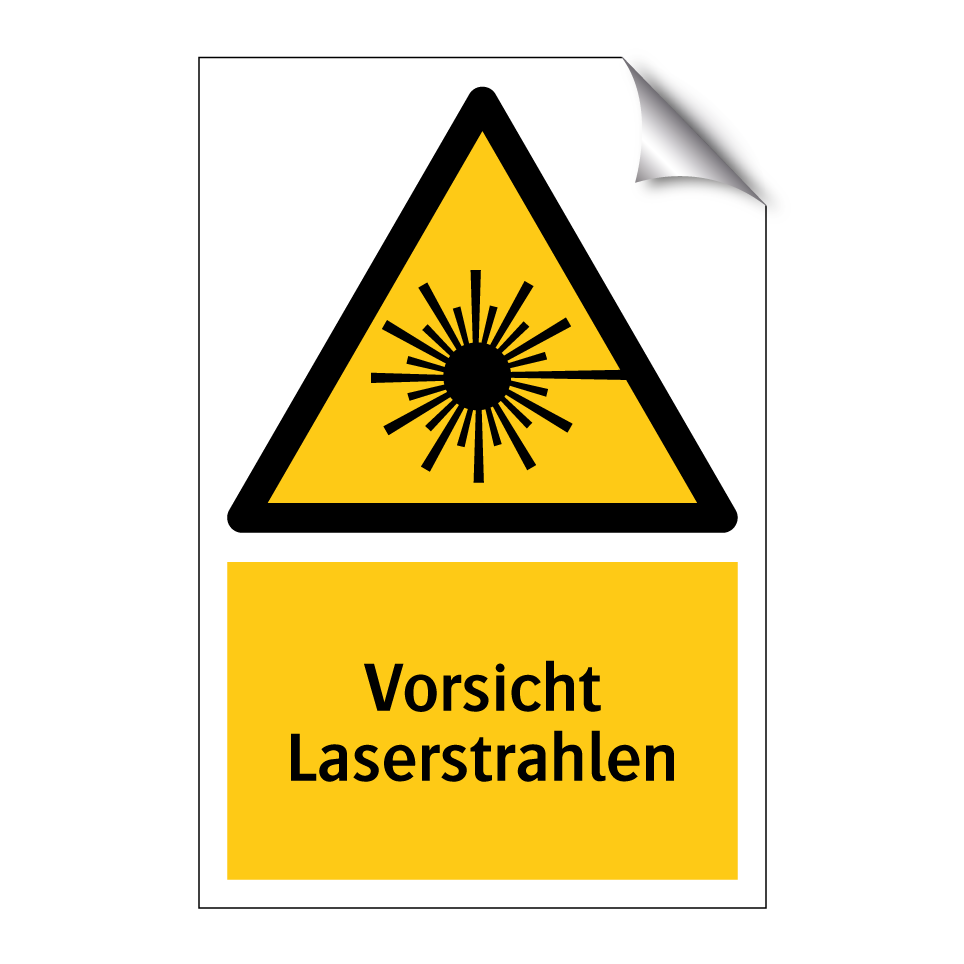 Vorsicht Laserstrahlen