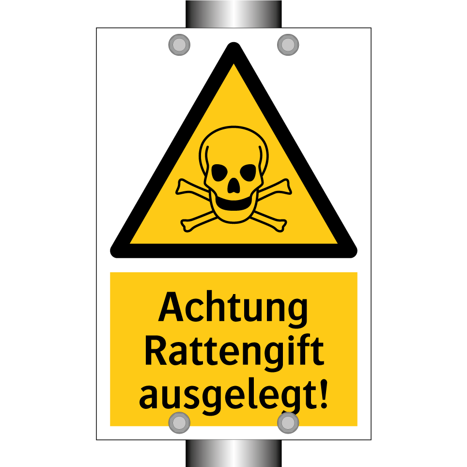 Achtung Rattengift ausgelegt!