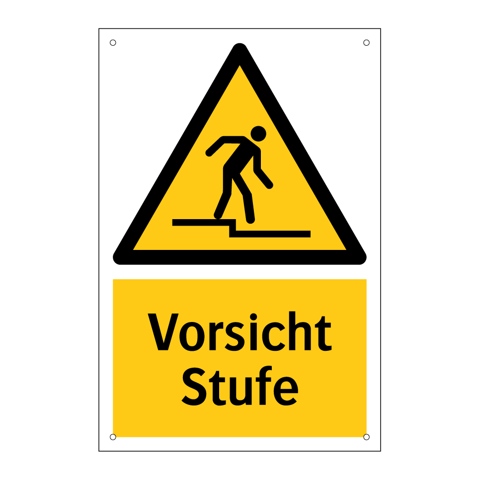 Vorsicht Stufe