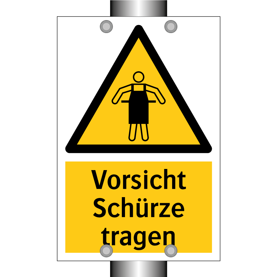 Vorsicht Schürze tragen