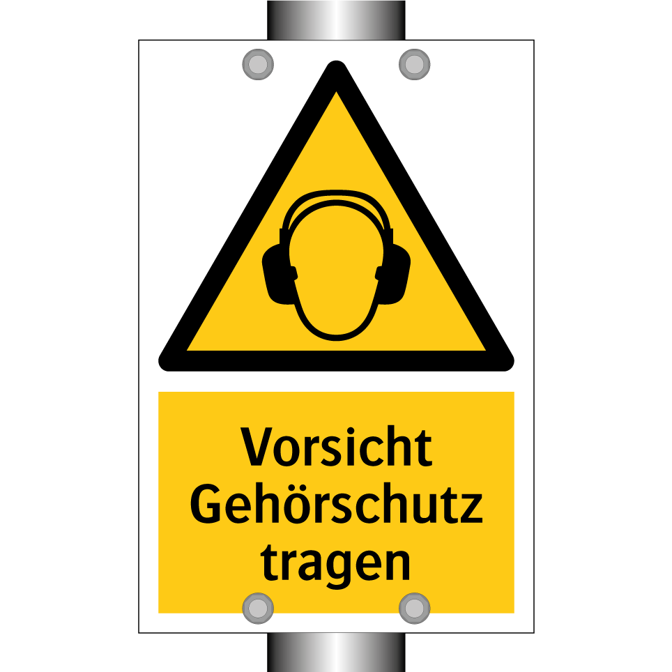 Vorsicht Gehörschutz tragen