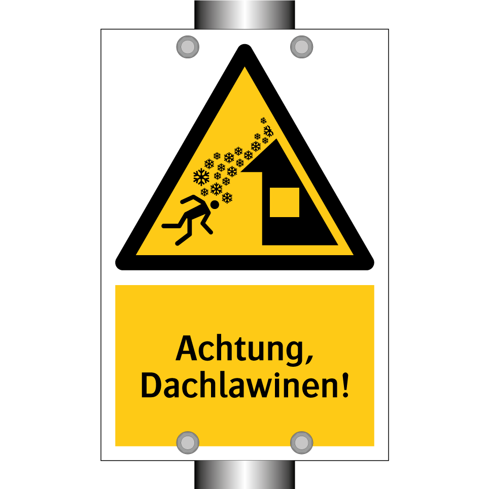 Achtung, Dachlawinen!