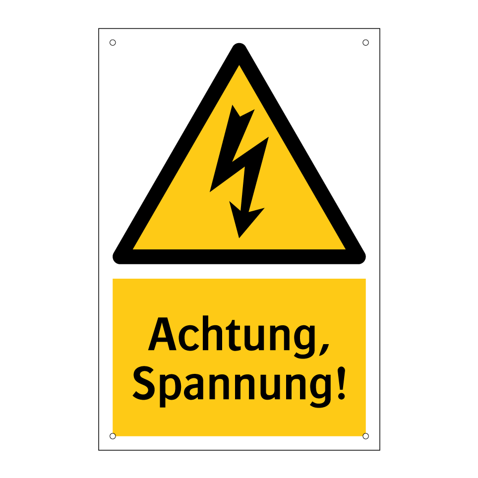 Achtung, Spannung!