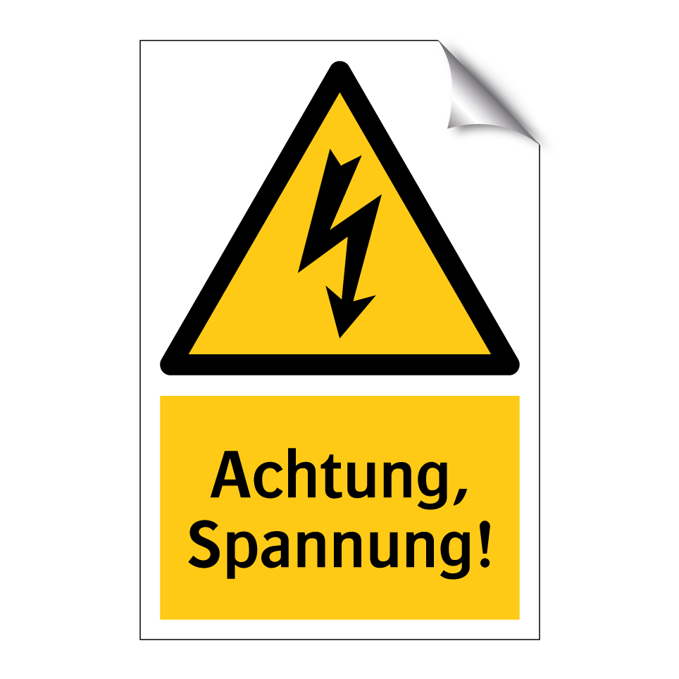 Achtung, Spannung!