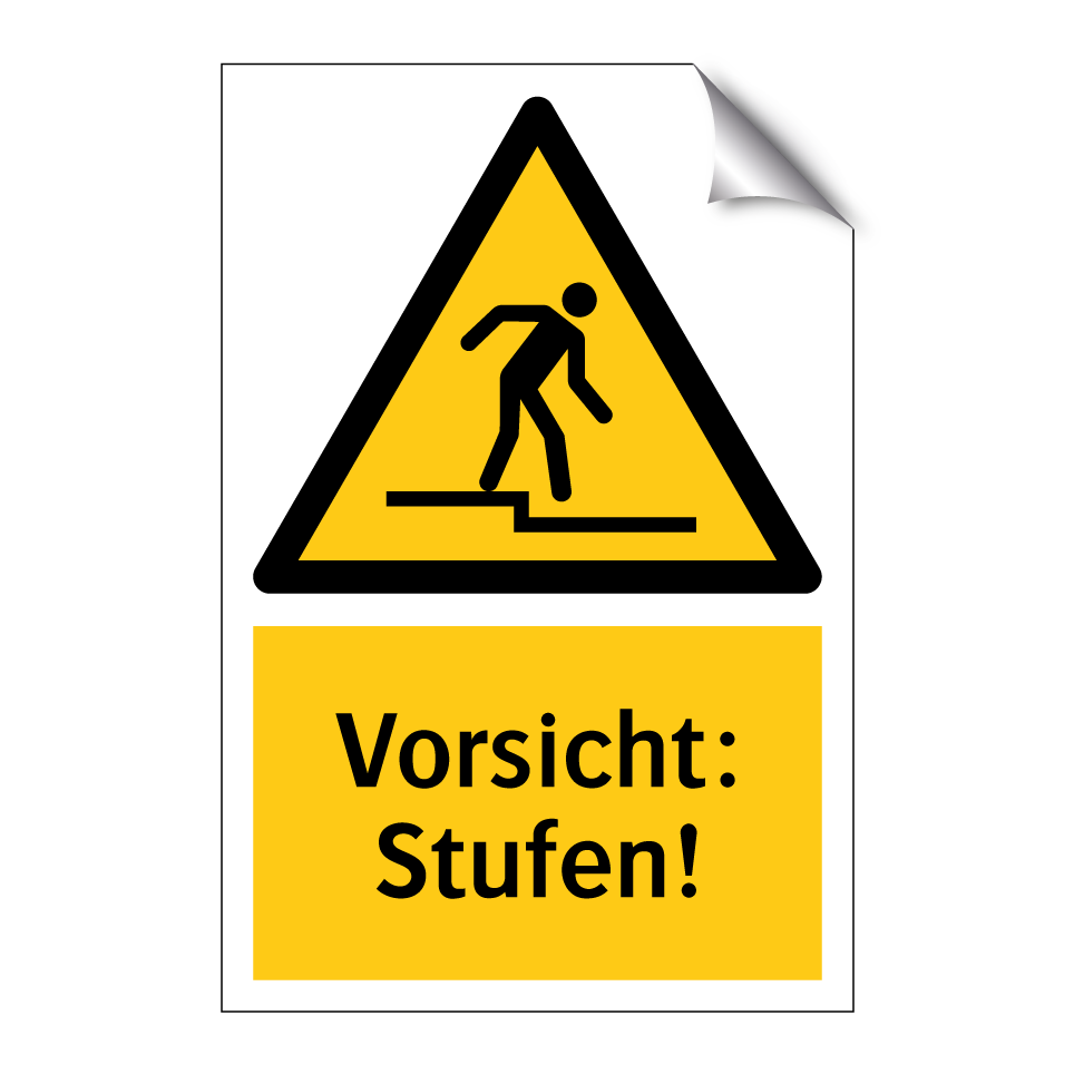 Vorsicht: Stufen!