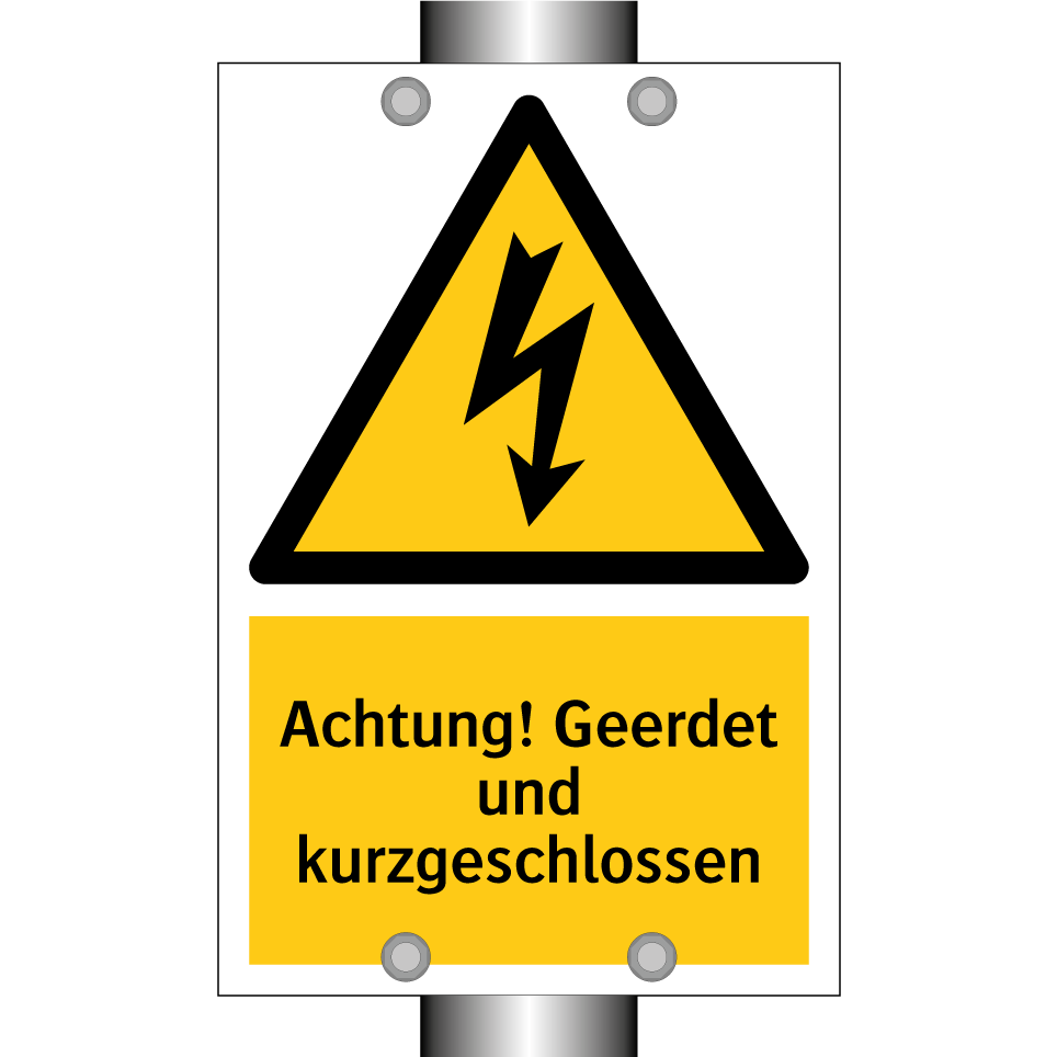 Achtung! Geerdet und kurzgeschlossen